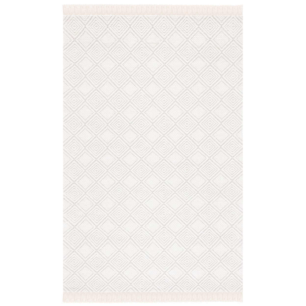 SAFAVIEH Marbella Johan Diamond Area Rug, Ivory, 6' x 9'