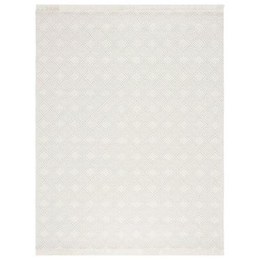 SAFAVIEH Marbella Johan Diamond Area Rug, Ivory, 8' x 10'