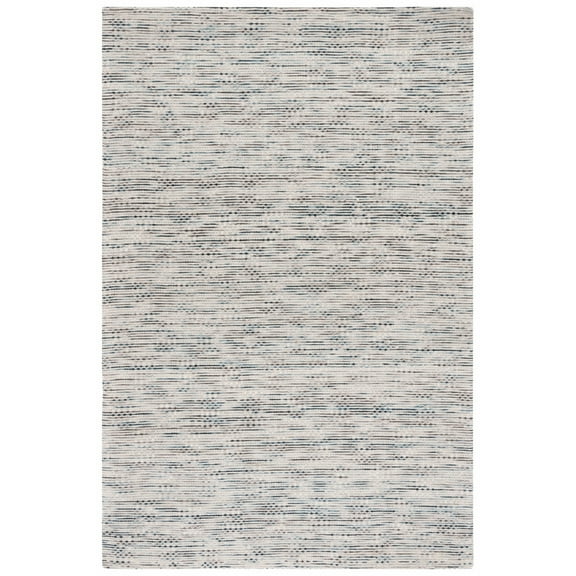 SAFAVIEH Marbella Johann Abstract Area Rug, Denim/Beige, 3' x 5'