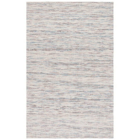 SAFAVIEH Marbella Johann Abstract Striped Area Rug, Blue/Beige, 5' x 8'