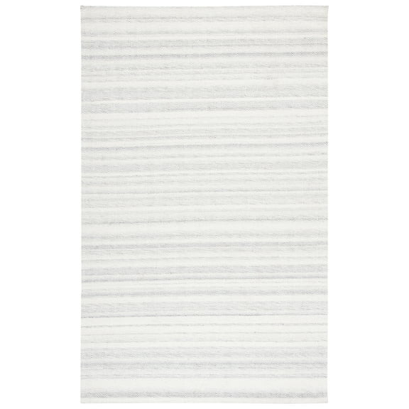 SAFAVIEH Marbella Jolyon Solid Area Rug, Grey/Ivory, 8' x 10'