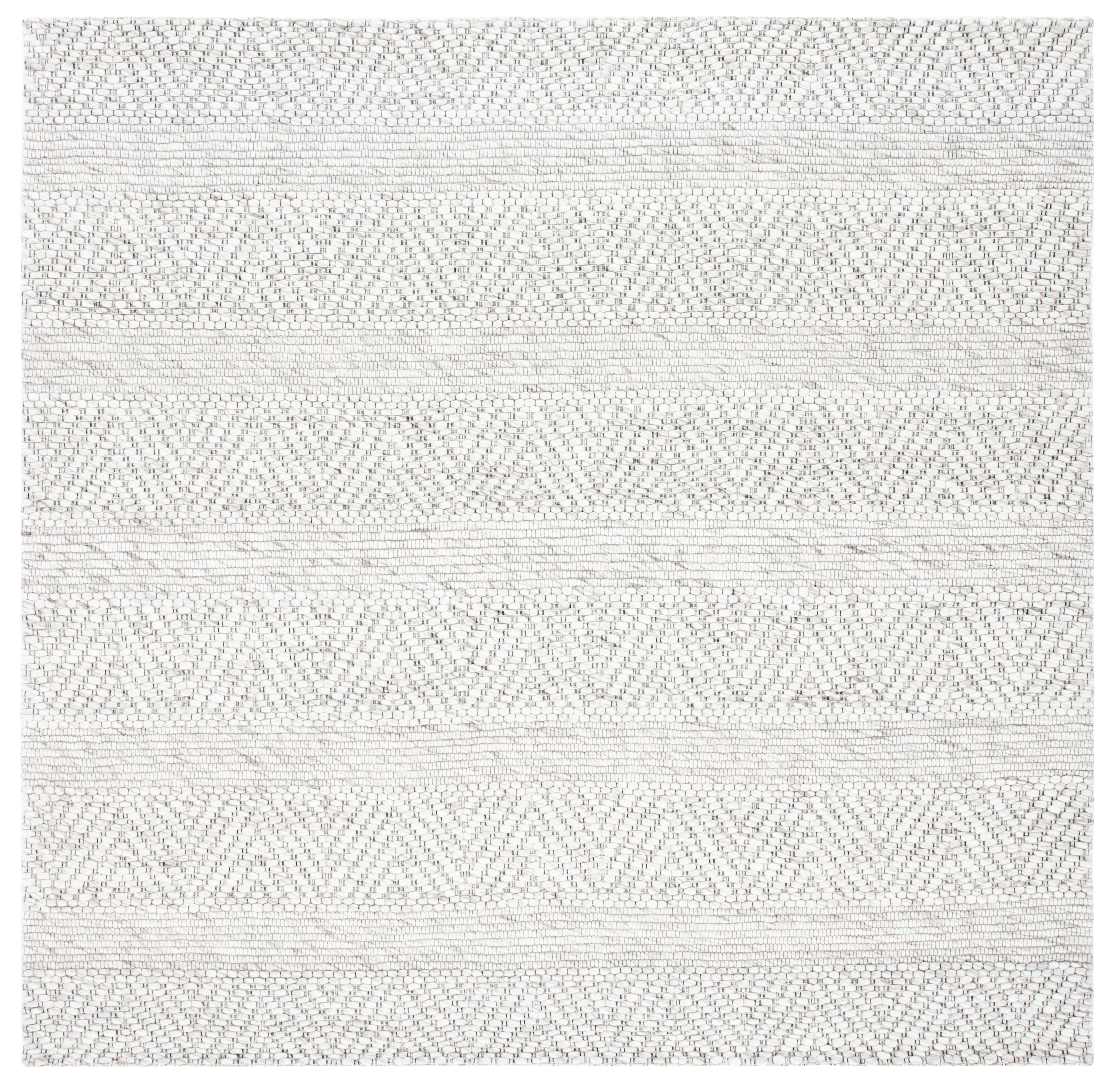 SAFAVIEH Marbella Keeleigh Diamond Area Rug, Beige/Light Grey, 5' x 5' Square