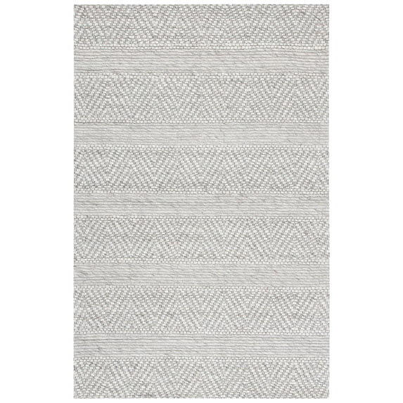 SAFAVIEH Marbella Keeleigh Diamond Area Rug, Beige/Light Grey, 6' x 9'