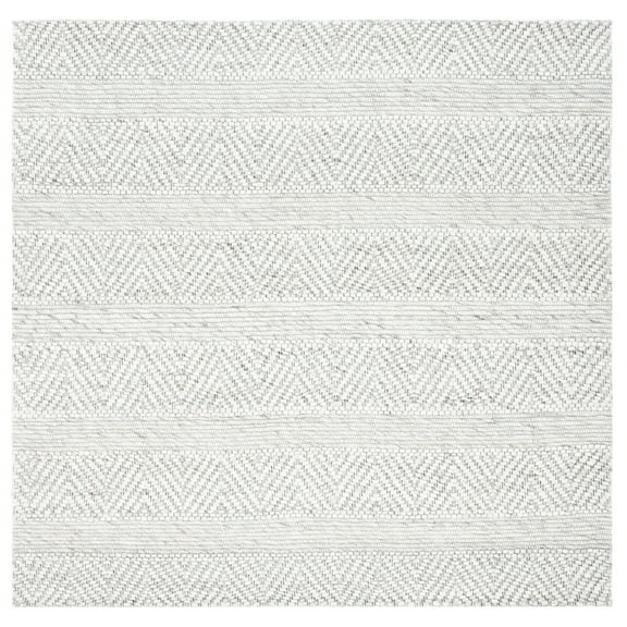 SAFAVIEH Marbella Keeleigh Diamond Area Rug, Beige/Light Grey, 7' x 7' Square