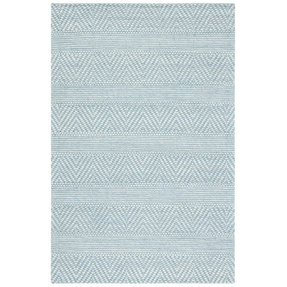 SAFAVIEH Marbella Keeleigh Diamond Area Rug, Blue, 6' x 9'