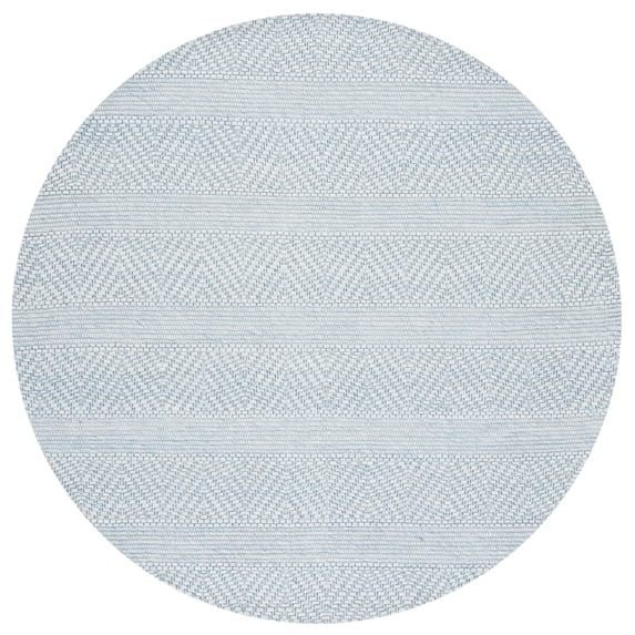 SAFAVIEH Marbella Keeleigh Diamond Area Rug, Blue, 7' x 7' Round