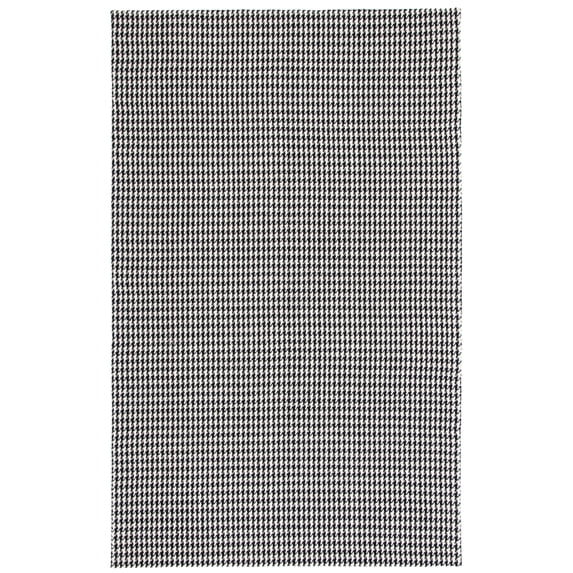 SAFAVIEH Marbella Kire Geometric Area Rug, Black/Ivory, 5' x 8'