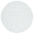 thumbnail image 1 of SAFAVIEH Marbella Kire Geometric Area Rug, Blue/Ivory, 4' x 4' Round, 1 of 11
