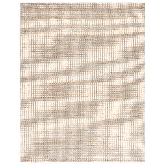 SAFAVIEH Marbella Logan Geometric Area Rug, Brown/Natural, 8' x 10'