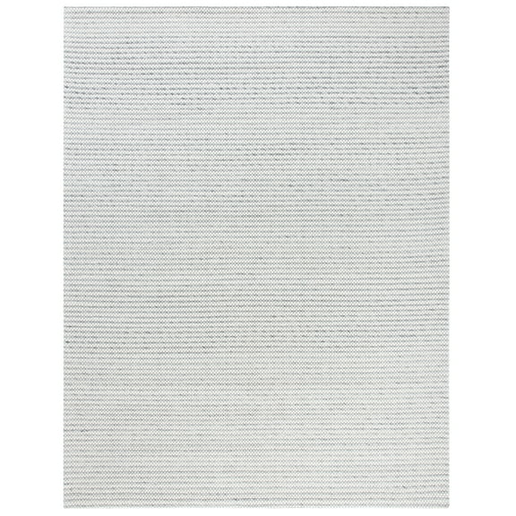 SAFAVIEH Marbella Lorenzo Striped Area Rug, Light Grey/Ivory, 8' x 10'