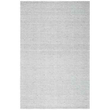 SAFAVIEH Marbella Lorenzo Striped Area Rug, Light Grey/Ivory, 8' x 10'