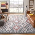thumbnail image 1 of Safavieh Marbella Tamsen Southwestern Area Rug, Gray/Chocolate, 8' x 10', 1 of 11