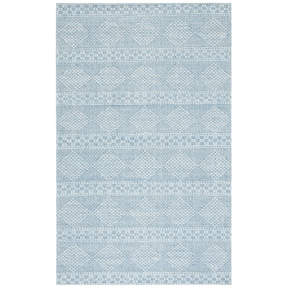 SAFAVIEH Marbella Matilda Diamond Area Rug, Blue, 5' x 8'