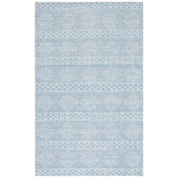 SAFAVIEH Marbella Matilda Diamond Area Rug, Blue, 6' x 9'