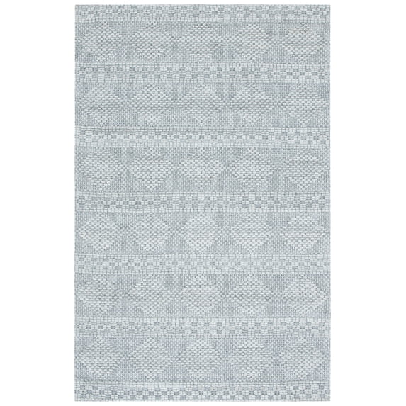 SAFAVIEH Marbella Matilda Diamond Area Rug, Silver/Grey, 6' x 9'