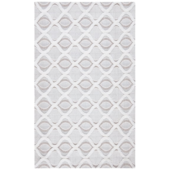 SAFAVIEH Marbella Melody Trellis Area Rug, Beige/Ivory, 3' x 5'