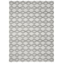 SAFAVIEH Marbella Melody Geometric Trellis Area Rug, Grey/Charcoal, 3' x 5'