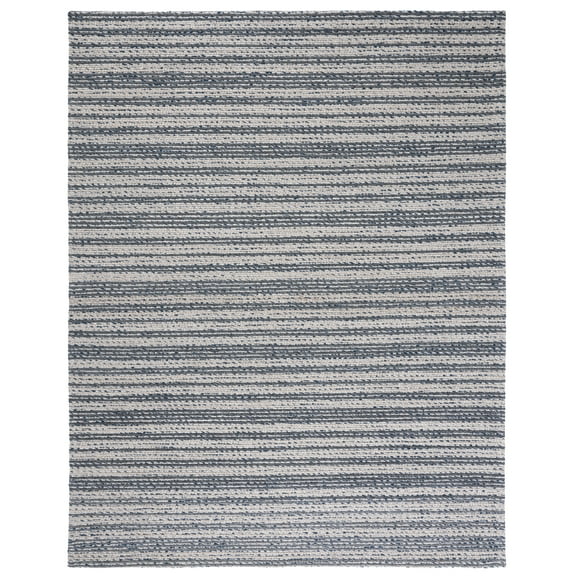 SAFAVIEH Marbella Neven Striped Area Rug, Ivory/Grey, 8' x 10'