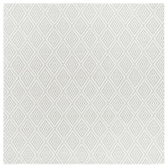 SAFAVIEH Marbella Pauletta Diamond Area Rug, Ivory, 6' x 6' Square