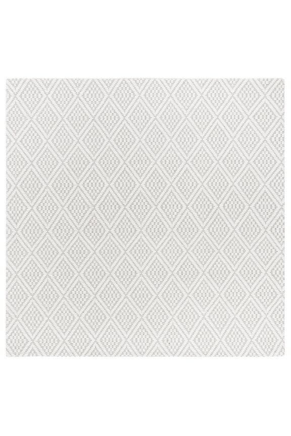 Marbella Pauletta Diamond Area Rug, Ivory, 6' x 6' Square