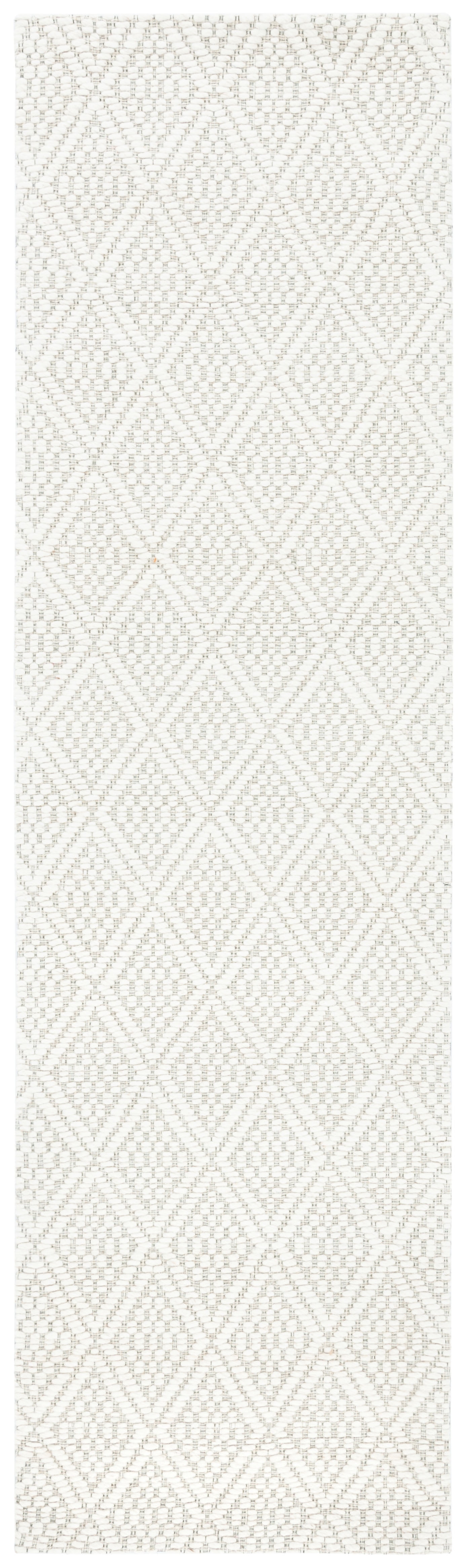 SAFAVIEH Marbella Pauletta Diamond Runner Rug, Ivory, 2'3" x 8'