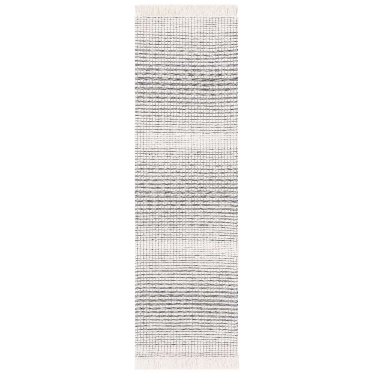 SAFAVIEH Marbella Peronal Distressed Runner Rug, Ivory/Black, 2'3" x 8 ...