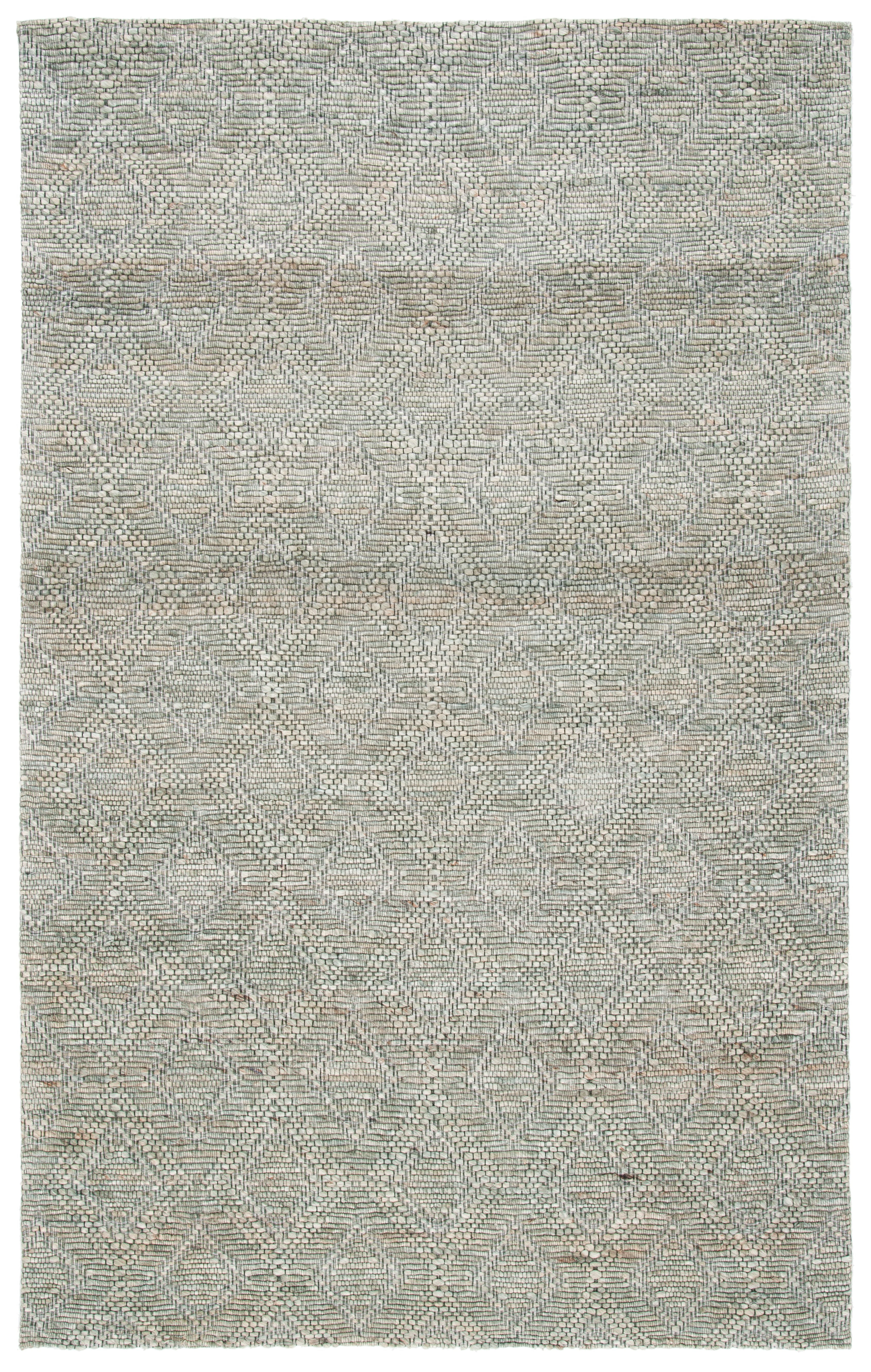 SAFAVIEH Marbella Phillis Diamond Area Rug, Grey/Sage, 5' x 8'