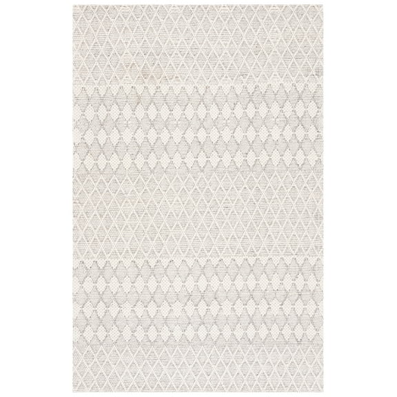 SAFAVIEH Marbella Raschelle Diamond Area Rug, Ivory, 8' x 10'