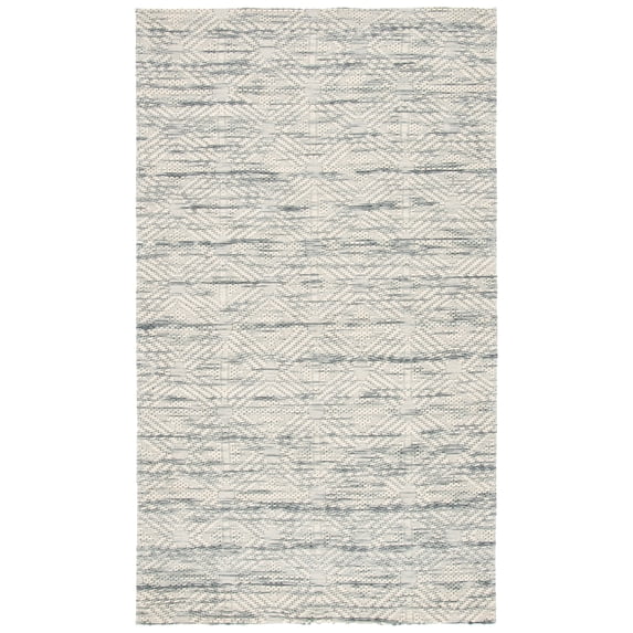 SAFAVIEH Marbella Rhonda Diamond Area Rug, Dark Grey/Beige, 3' x 5'