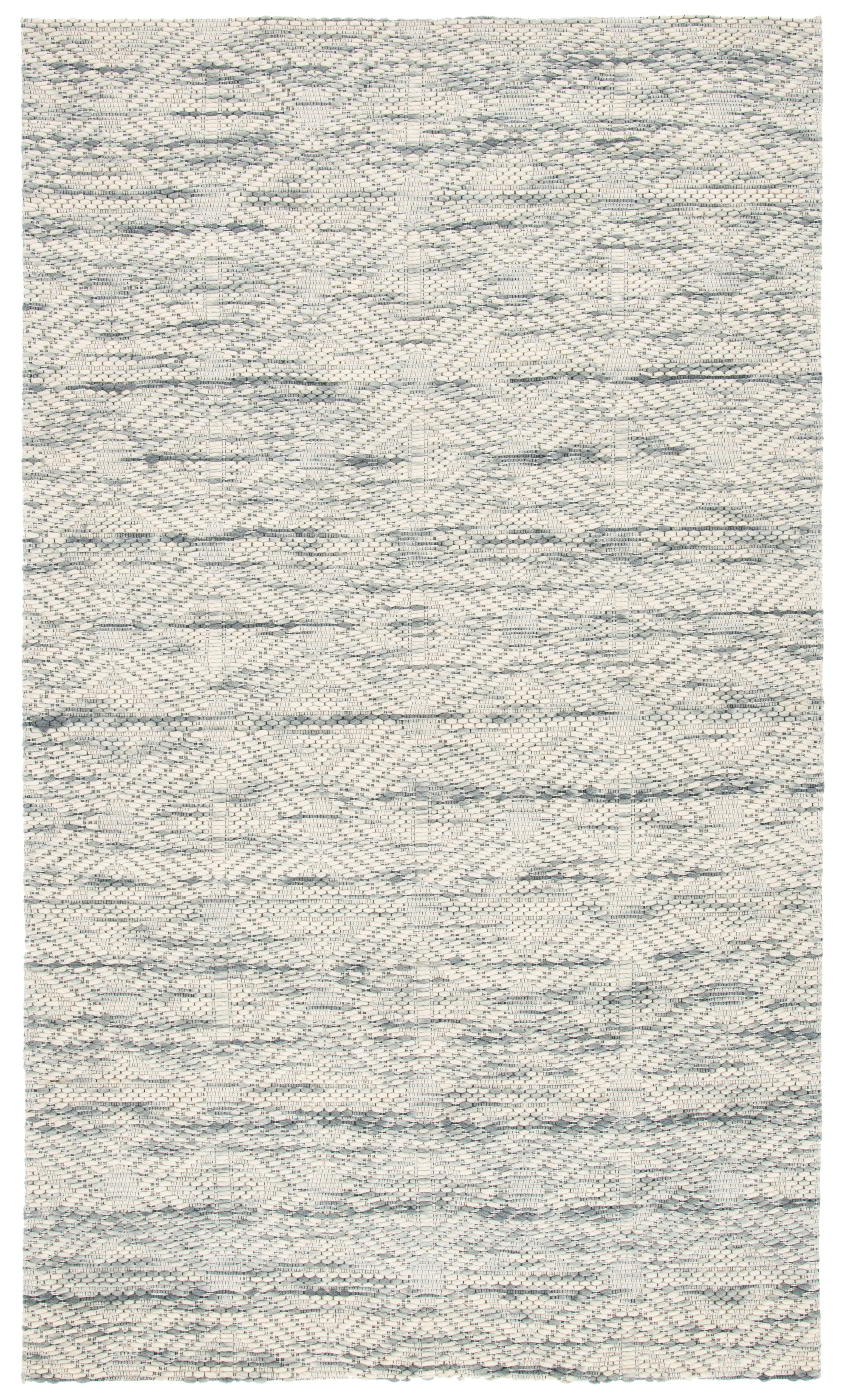 SAFAVIEH Marbella Rhonda Diamond Area Rug, Dark Grey/Beige, 6' x 9'
