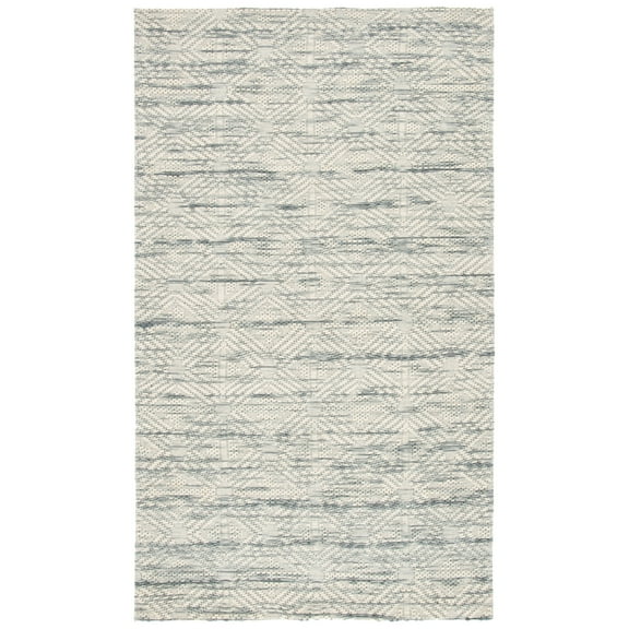SAFAVIEH Marbella Rhonda Diamond Area Rug, Dark Grey/Beige, 8' x 10'