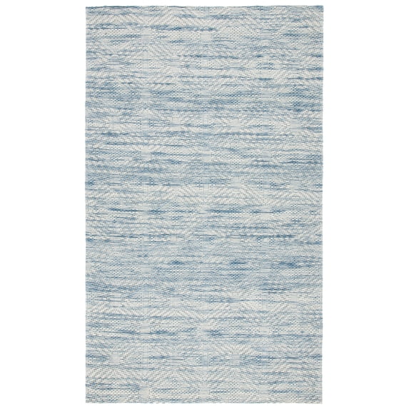 SAFAVIEH Marbella Rhonda Diamond Area Rug, Light Blue/Beige, 3' x 5'