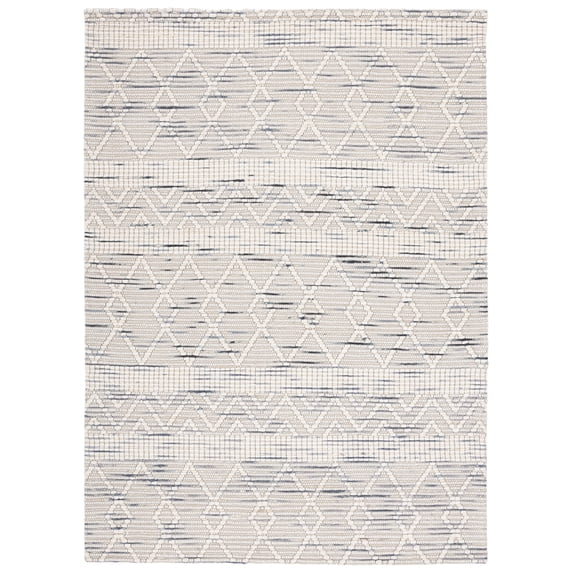 SAFAVIEH Marbella Riagan Diamond Area Rug, Ivory/Grey, 3' x 5'