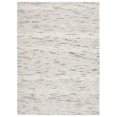 SAFAVIEH Marbella Riagan Diamond Area Rug, Ivory/Grey, 8' x 10'