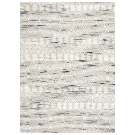 SAFAVIEH Marbella Riagan Diamond Area Rug, Ivory/Grey, 8' x 10'