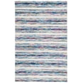 thumbnail image 1 of SAFAVIEH Marbella Roland Striped Area Rug, Ivory/Blue, 6' x 9', 1 of 9
