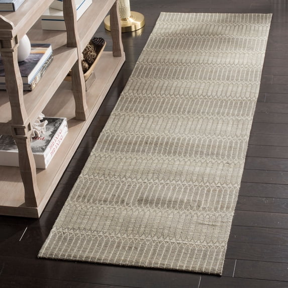 SAFAVIEH Marbella Roscoe Geometric Runner Rug, Camel/Grey, 2'3" x 8'