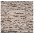 thumbnail image 1 of SAFAVIEH Marbella Stanley Striped Area Rug, Natural/Grey, 6' x 6' Square, 1 of 8