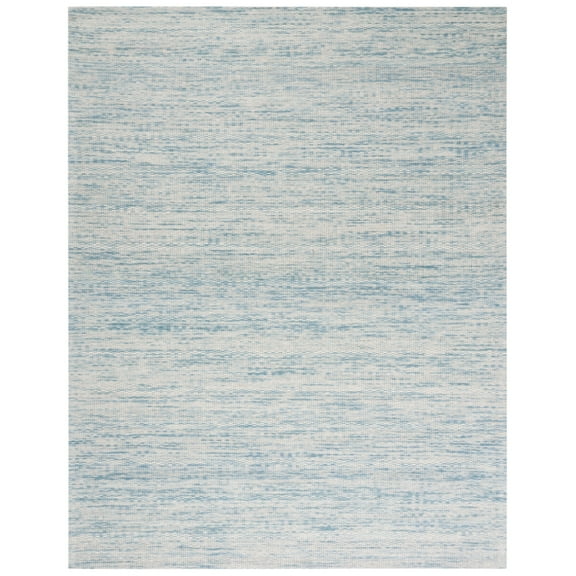 SAFAVIEH Marbella Taegan Distressed Area Rug, Blue/Ivory, 8' x 10'