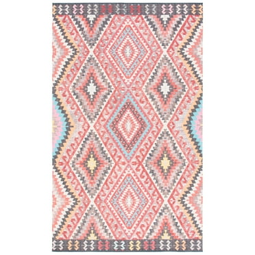 SAFAVIEH Marbella Tamsen Southwestern Runner Rug, Red/Gold, 2'3" x 8'