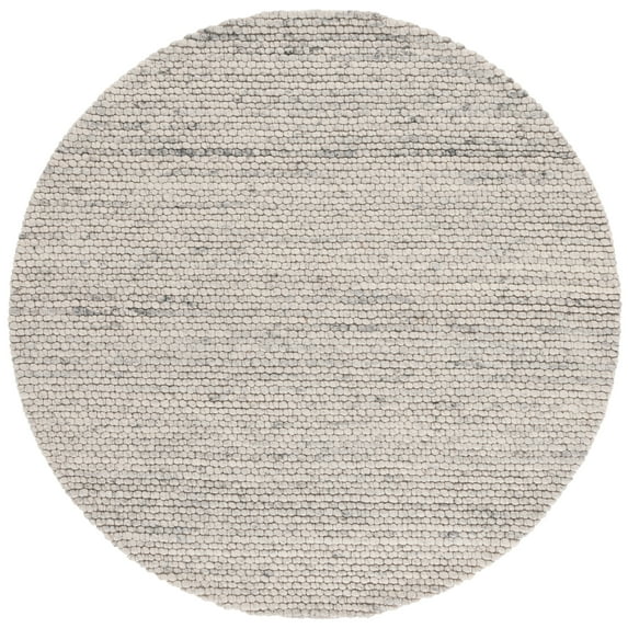 SAFAVIEH Marbella Tom Distressed Area Rug, Gray, 6' x 6' Round