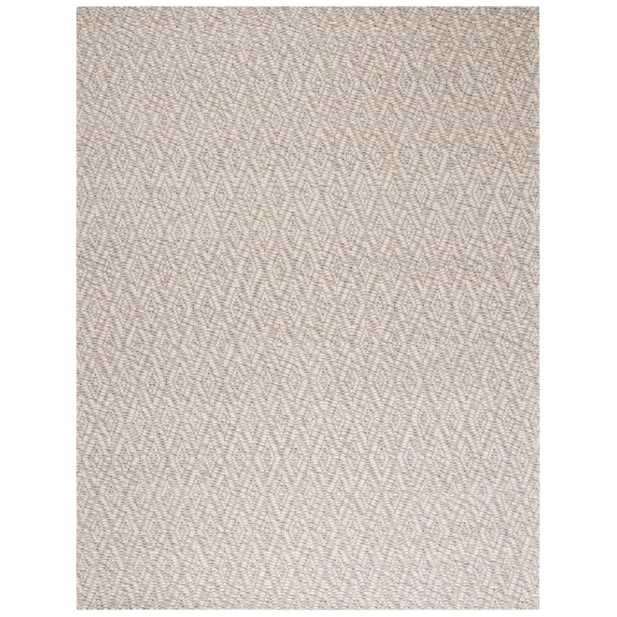 SAFAVIEH Marbella Tris Geometric Diamonds Area Rug, Beige/Cream, 4' x 6'