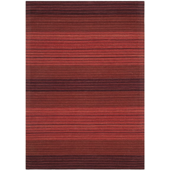 SAFAVIEH Marbella Winslow Striped Area Rug, Red, 4' x 6'