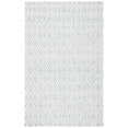 thumbnail image 1 of SAFAVIEH Marbella Winston Diamond Area Rug, Blue/Ivory, 5' x 8', 1 of 10