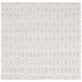 thumbnail image 1 of SAFAVIEH Marbella Winston Diamond Area Rug, Grey/Ivory, 6' x 6' Square, 1 of 8