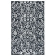 thumbnail image 1 of SAFAVIEH Marbella Zarif Floral Area Rug, Black/Ivory, 8' x 10', 1 of 8