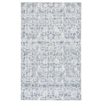 SAFAVIEH Marbella Zarif Floral Area Rug, Dark Grey/Ivory, 8' x 10'