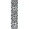 thumbnail image 1 of SAFAVIEH Marbella Zarif Floral Runner Rug, Black/Ivory, 2'3" x 9', 1 of 10