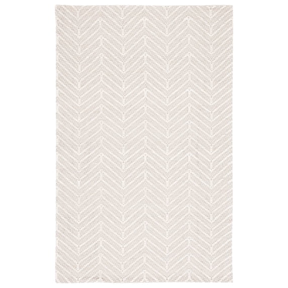 SAFAVIEH Marbella Zowie Zig-Zag Area Rug, Ivory/Beige, 5' x 8'