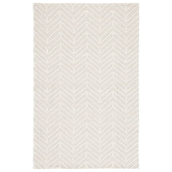 SAFAVIEH Marbella Zowie Zig-Zag Area Rug, Ivory/Beige, 5' x 8'